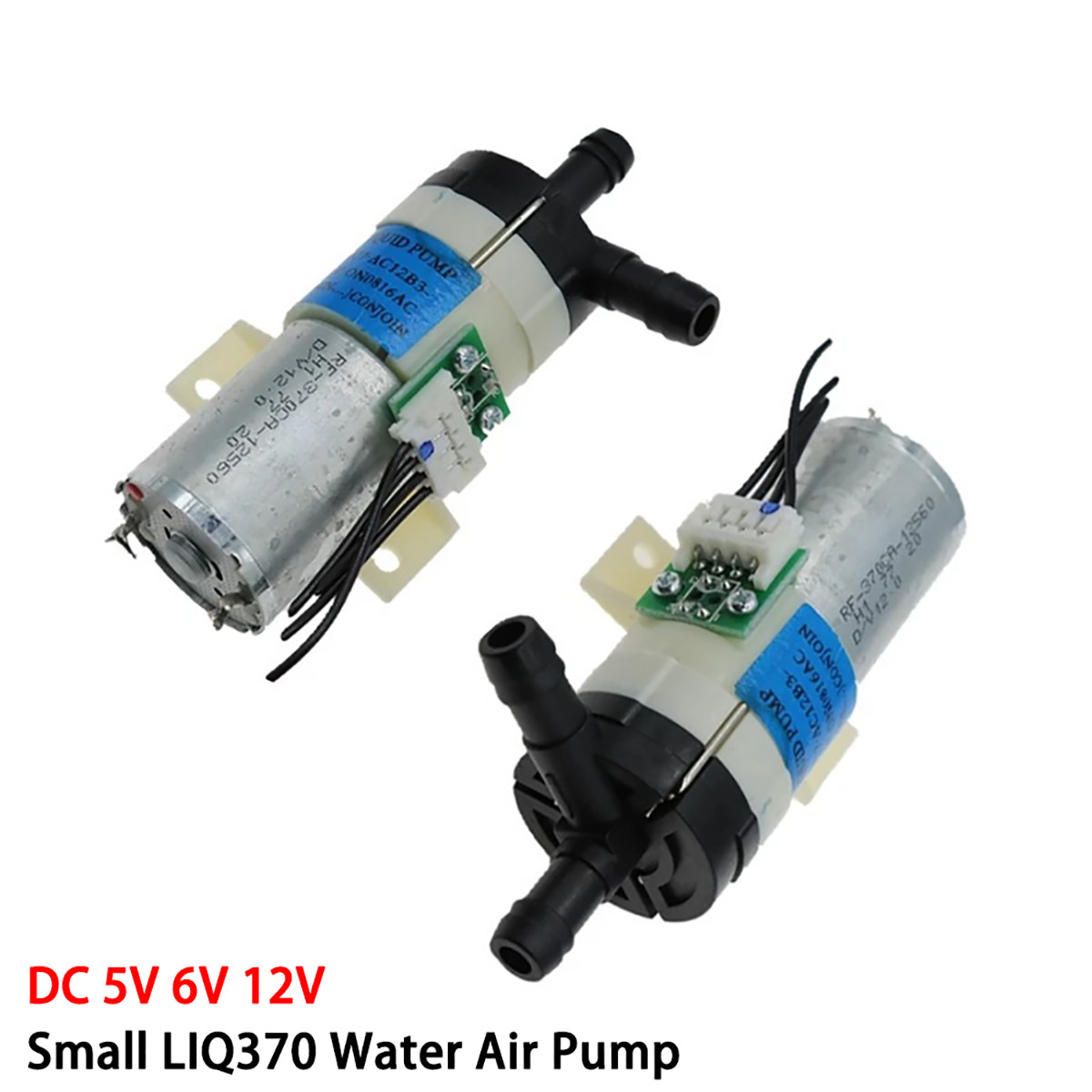 5/6/12V LIQ370 Mini Aquarium Pump Fish Tank Motor for Diaphragm Water/AIR Pump