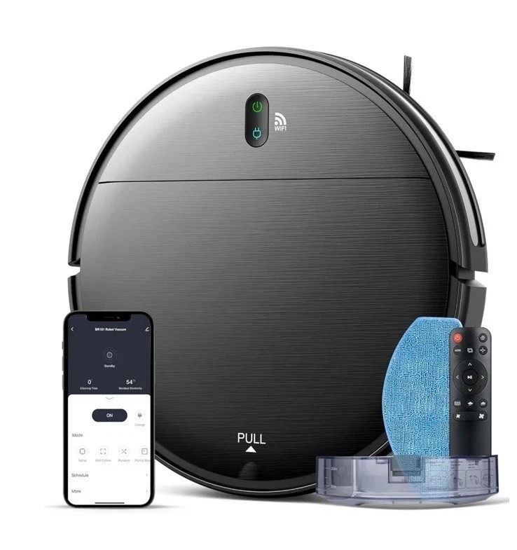 Robot Vacuum Cleaner Mop Combo MAMNV Model: BR151 WiFi/App New in box!  Alexa