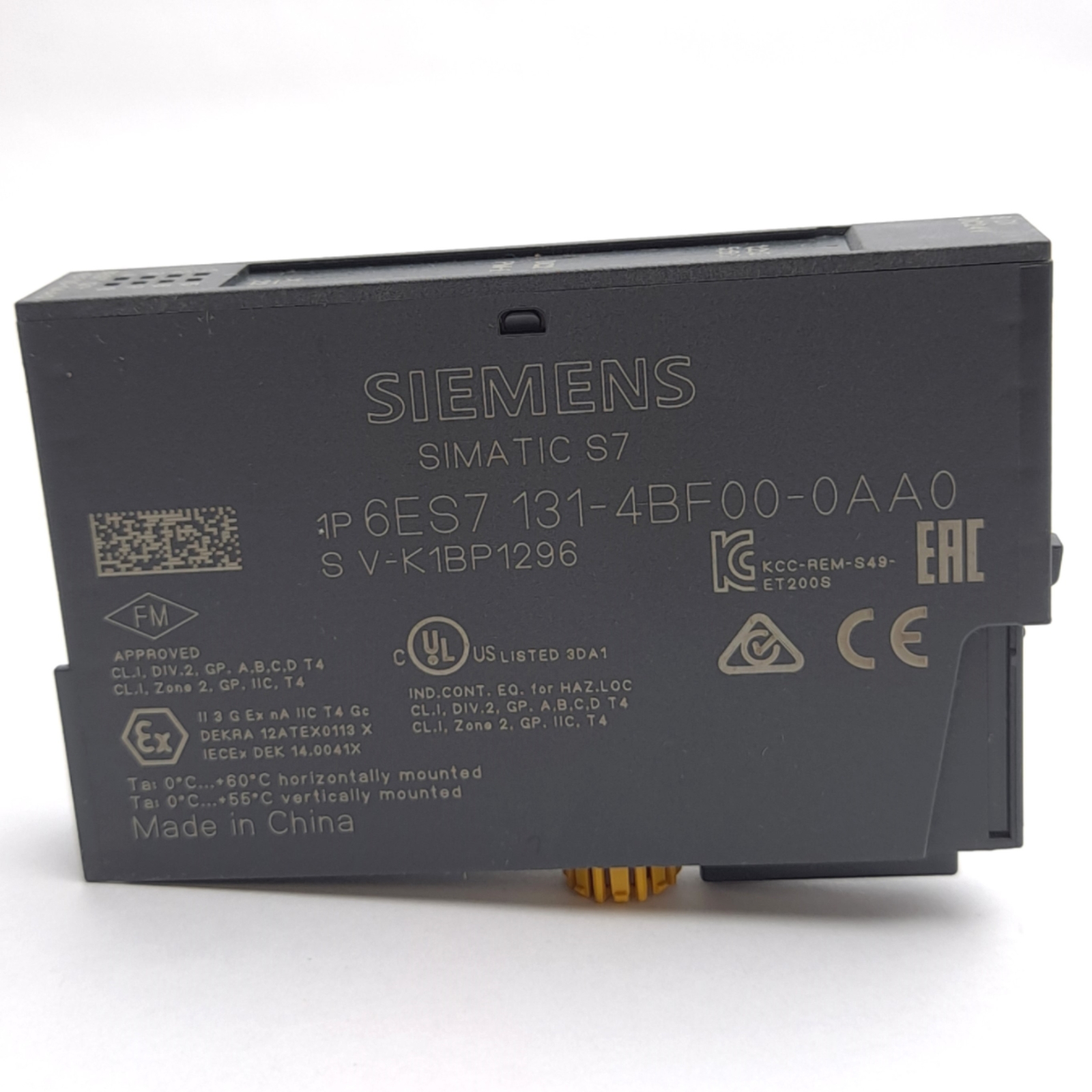 Siemens 6ES7131-4BF00-0AA0 Digital Input Module, 8-Input, 24VDC, For ET 200S
