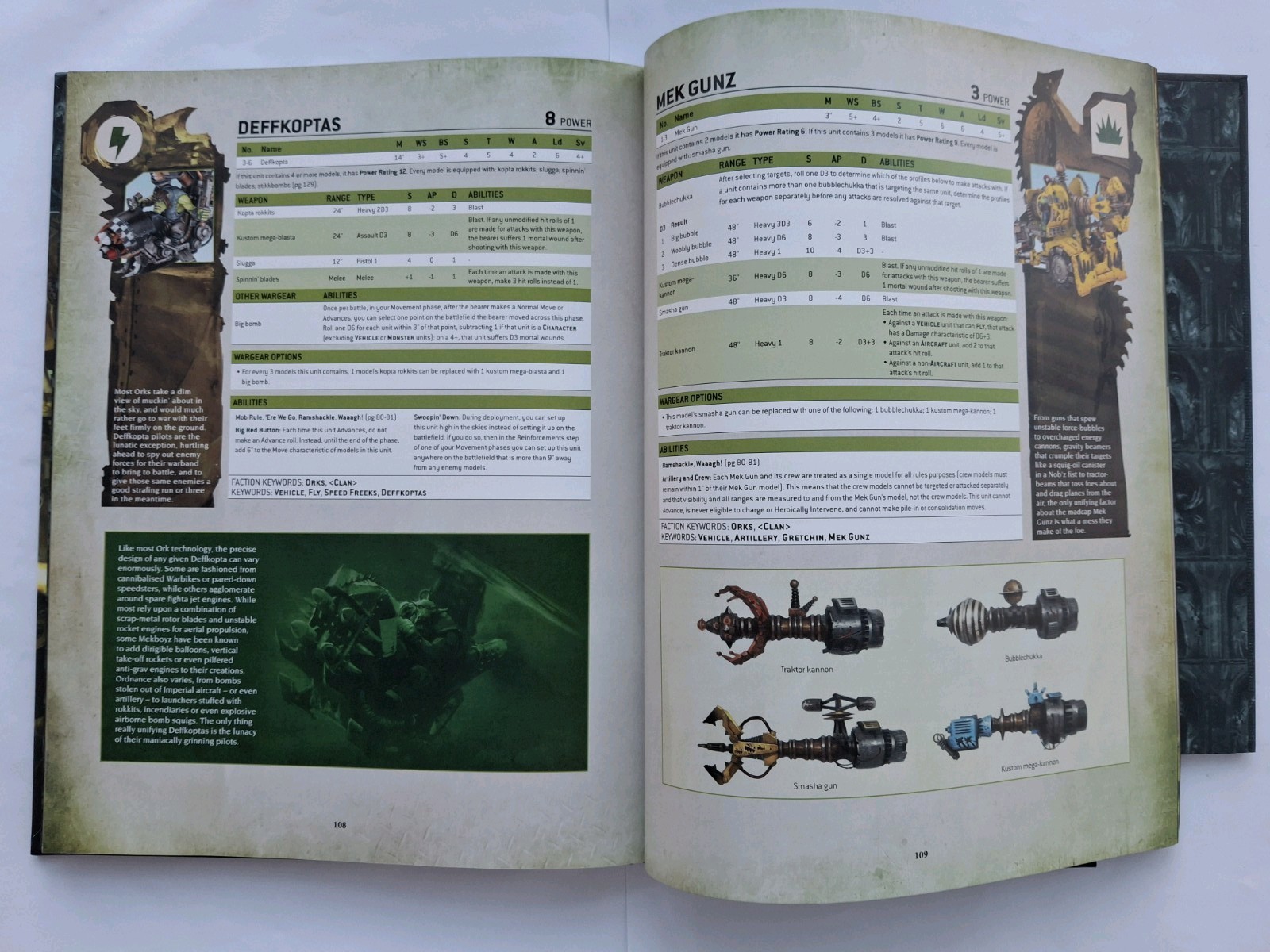 Warhammer 40K Codex Orks, 9th Edition, Hardback Book, Rulebook Guide GW