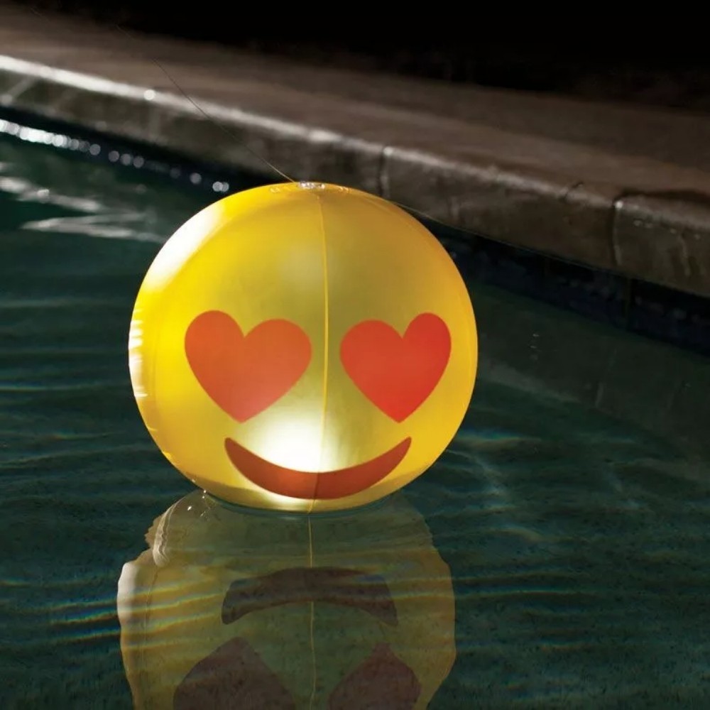 GAME Light Up Emoji Inflatable Pool Toy 3 Pack