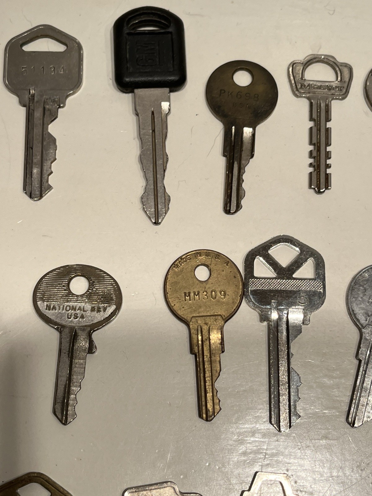 20 Key Collection Metal All marked & different YAMAHA, WRIGHT, HUDSON & More