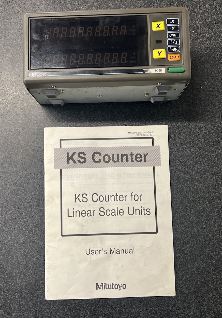 Used Nice Mitutoyo KS-12 174-103-1 Digital Counter 2-Axis Digital Display