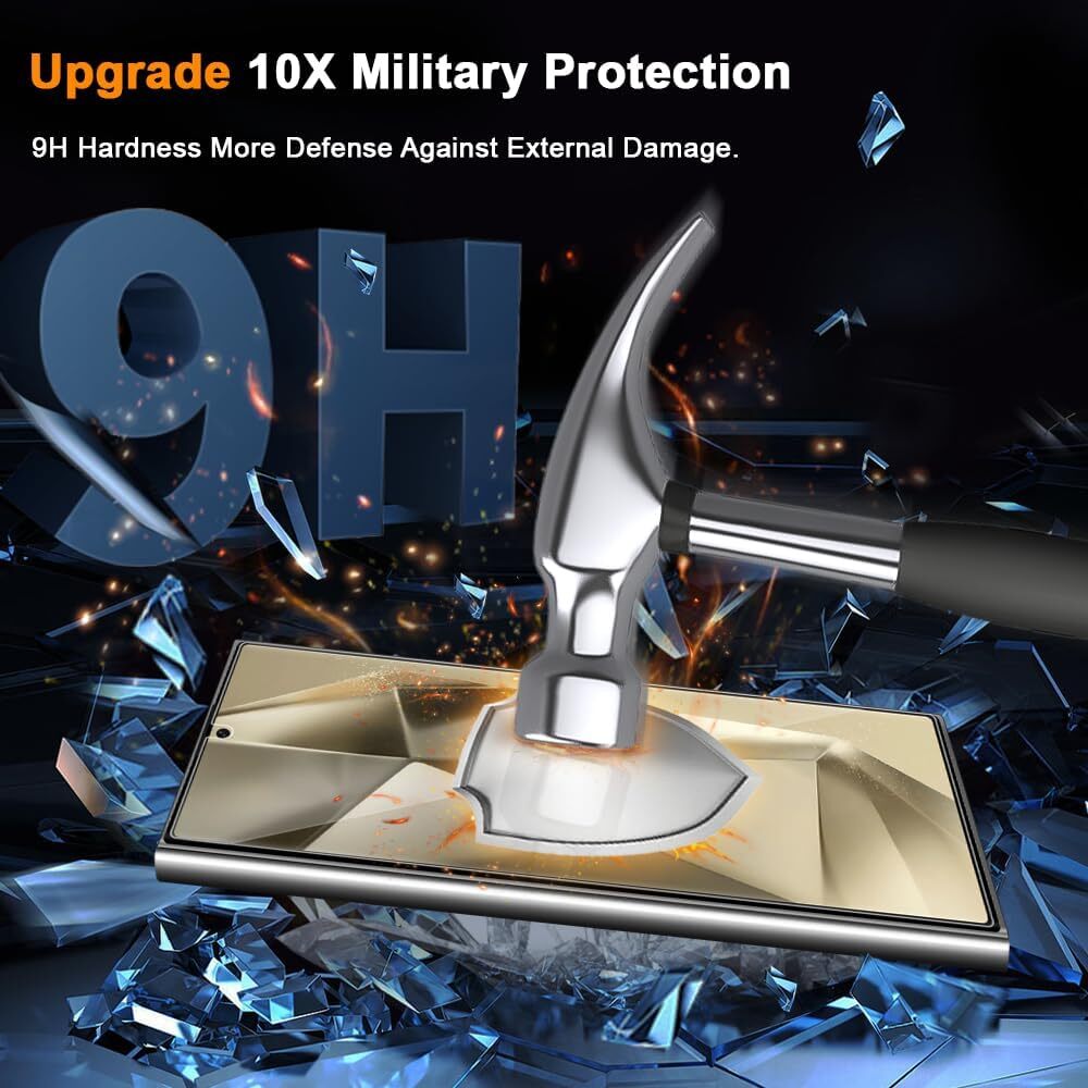 For Samsung Galaxy S24 Ultra 24 Plus Tempered Glass Screen Camera Lens Protector