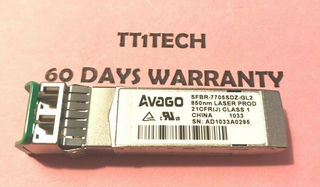 10x Avago 10Gb SFBR-7705SDZ-GL2 850NM 500M SFP+ LC Transceiver 250pcs lot of 10