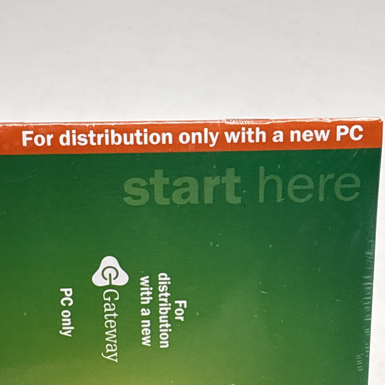 Microsoft Windows XP Home Edition Version 2002 Gateway PC Only Disc Sealed New