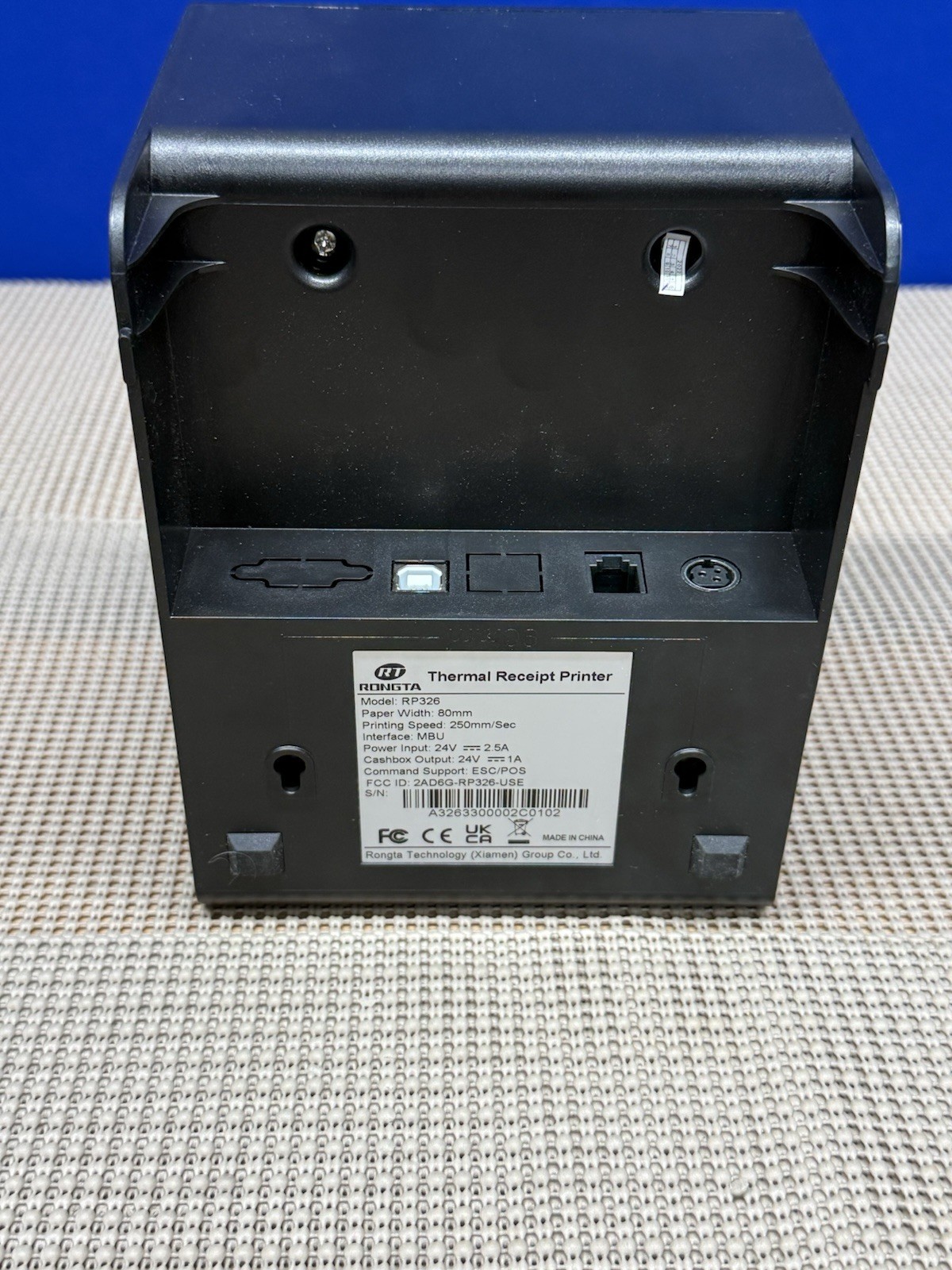 Rongta POS Printer 80mm USB Thermal Receipt Printer RP326
