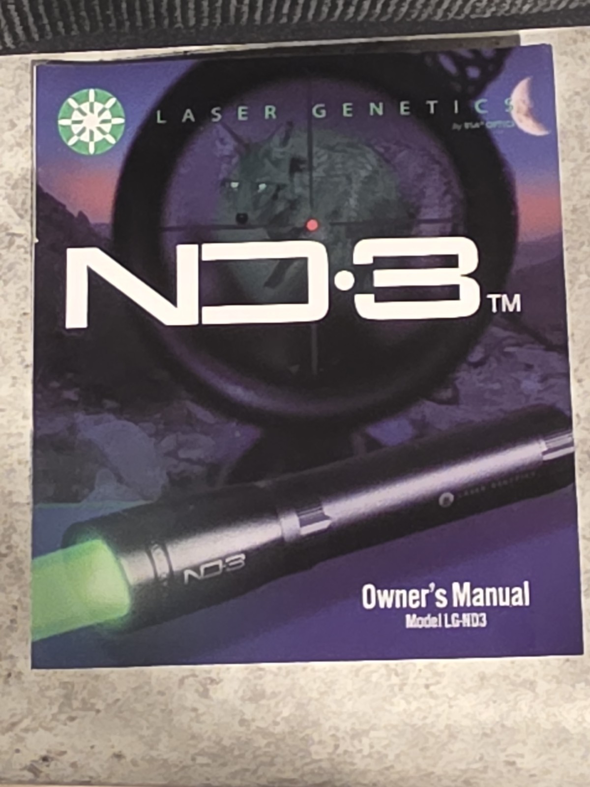 Laser Genetics ND-3 Long Distance Laser Designator (Night Vision)
