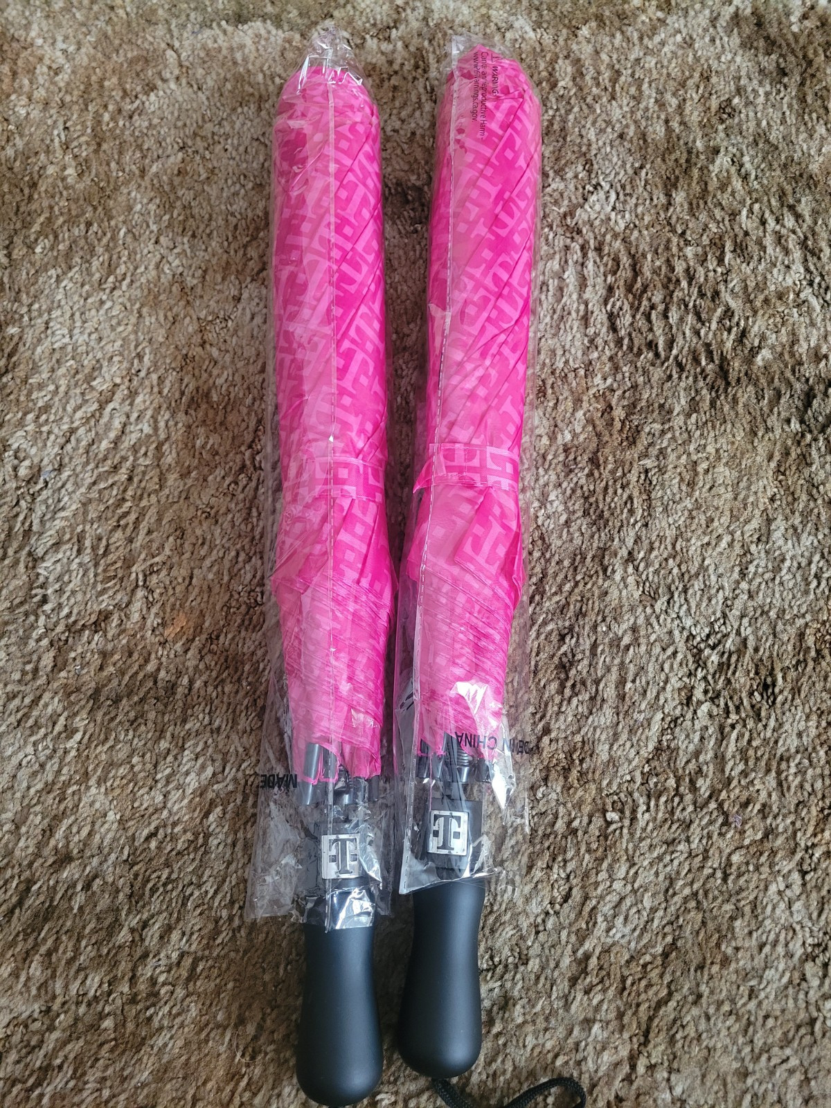T-Mobile Tuesday Umbrella LOT OF 2 - 48” Big Size (MAGENTA PINK)