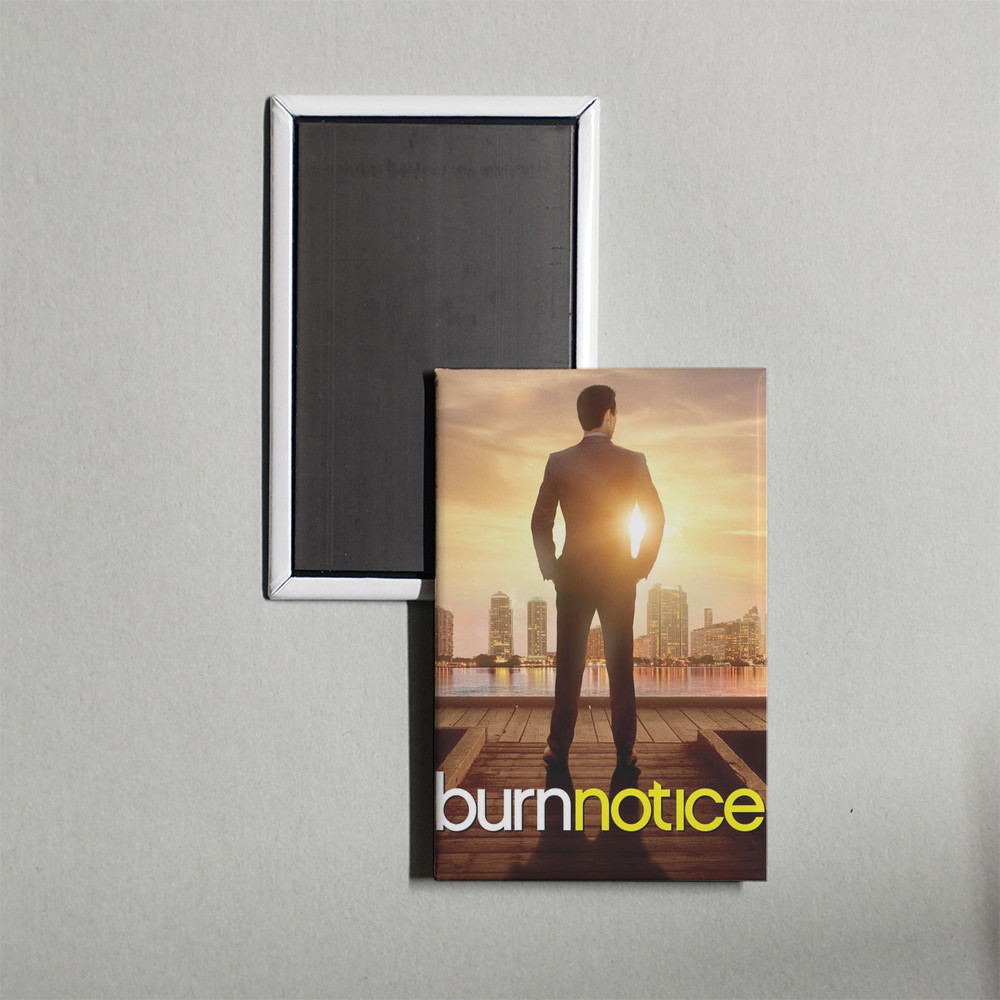 Burn Notice Mini TV Show Poster Fridge Locker Magnet