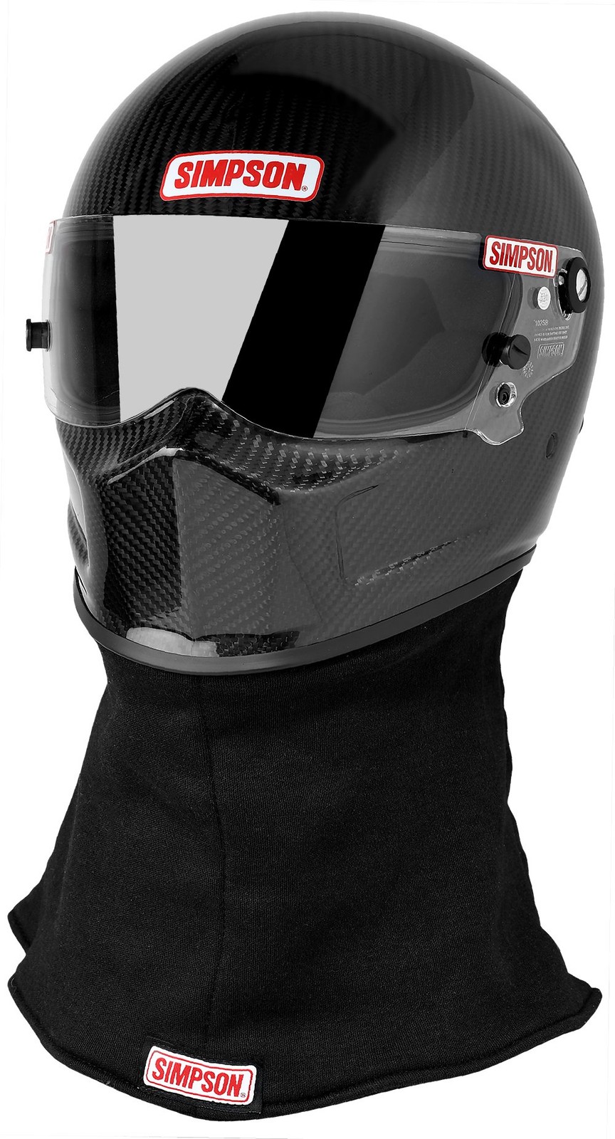 Simpson Racing 722003C SA2020 Drag Bandit Racing Helmet - Adult Large - Carbon