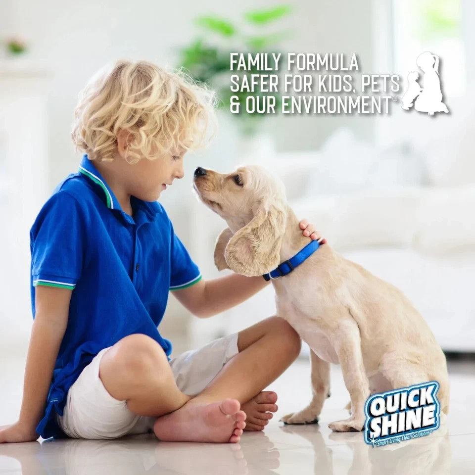 Quick Shine Multi-Surface Floor Finish, Pfas-Free Formula, Floor Polish, 64 Oz