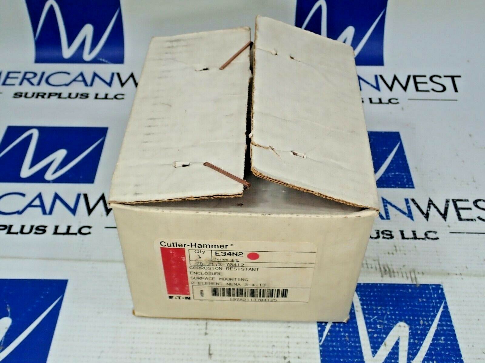 CUTLER HAMMER E34N2 ENCLOSURE 2 ELEMENT NEMA 3-4,13 CORROSION RESISTANT SER A1