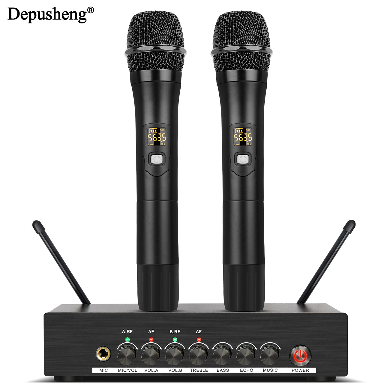 Wireless Microphone System Depusheng Portable Handheld Dynamic Mic For Karaoke