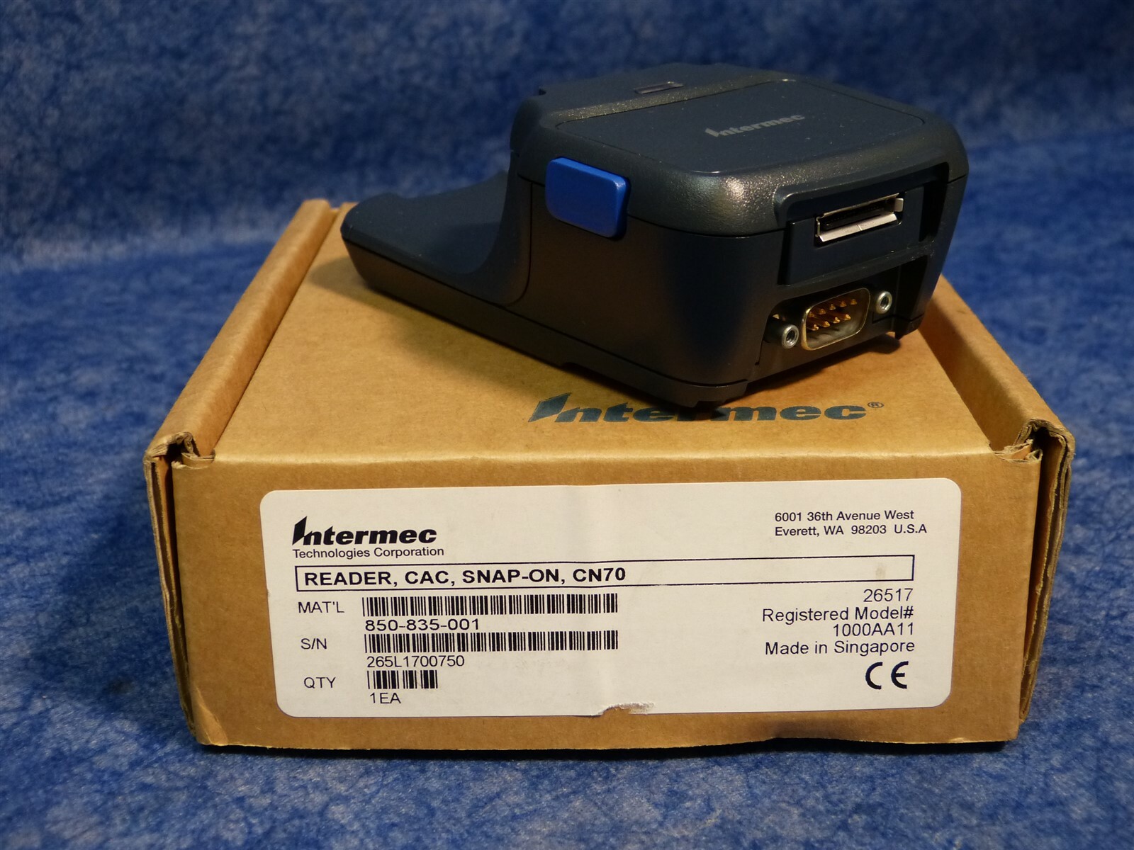 INTERMEC CN70ENI CN70GQ6KN00GG1E10 Mobile Barcode Scanner Computer w Card Reader