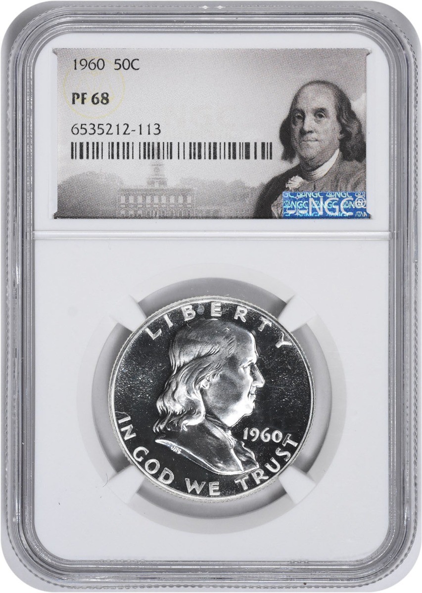 1960 Franklin Silver Half Dollar PR68 NGC
