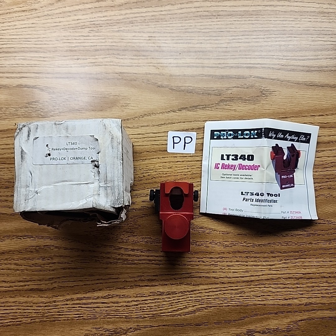 Pro-Lok IC Rekey Decode Dump Tool Rekeying PROLOK LT340 Door Lock Tool