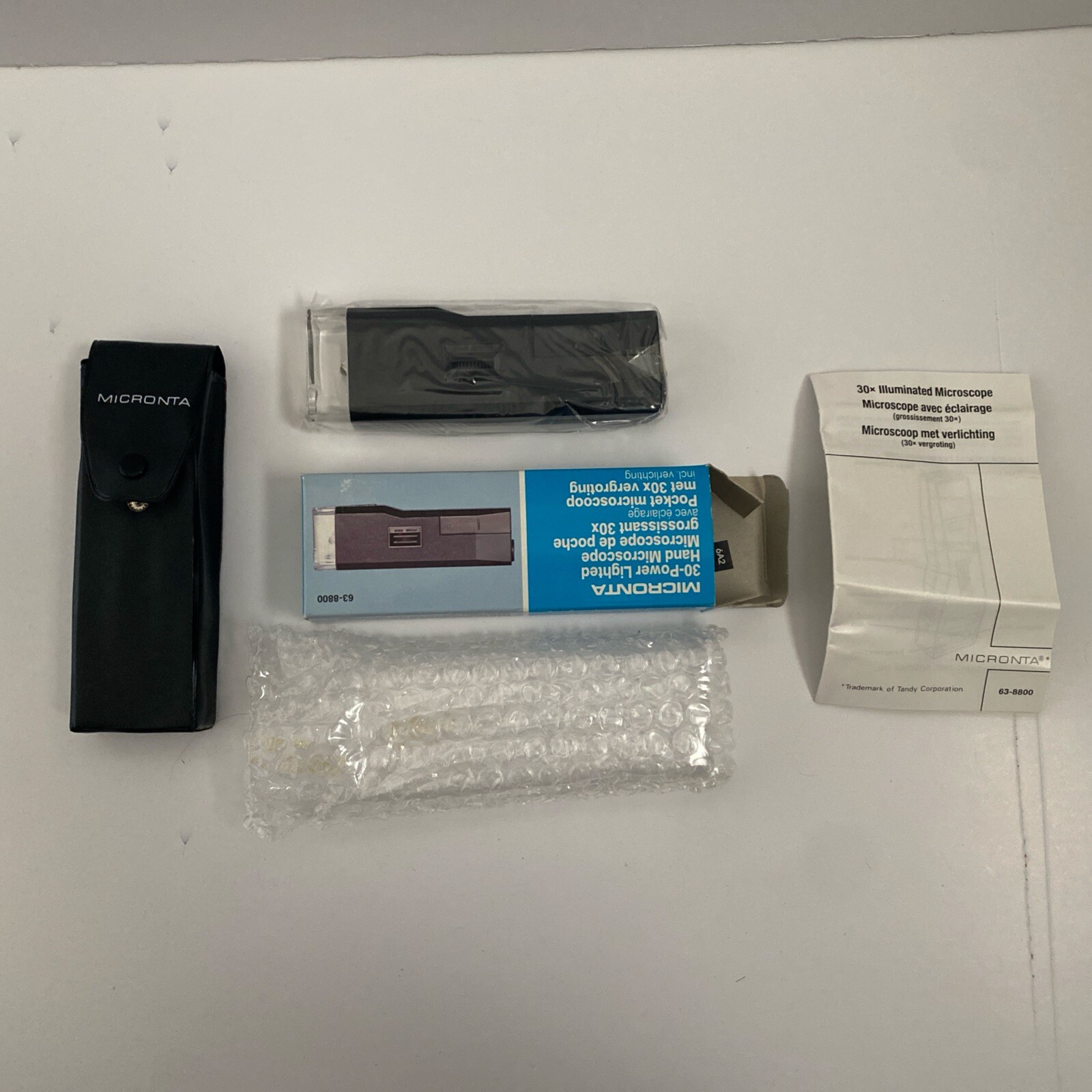 Vintage Micronta 30x Light Hand Microscope (New Open Box)