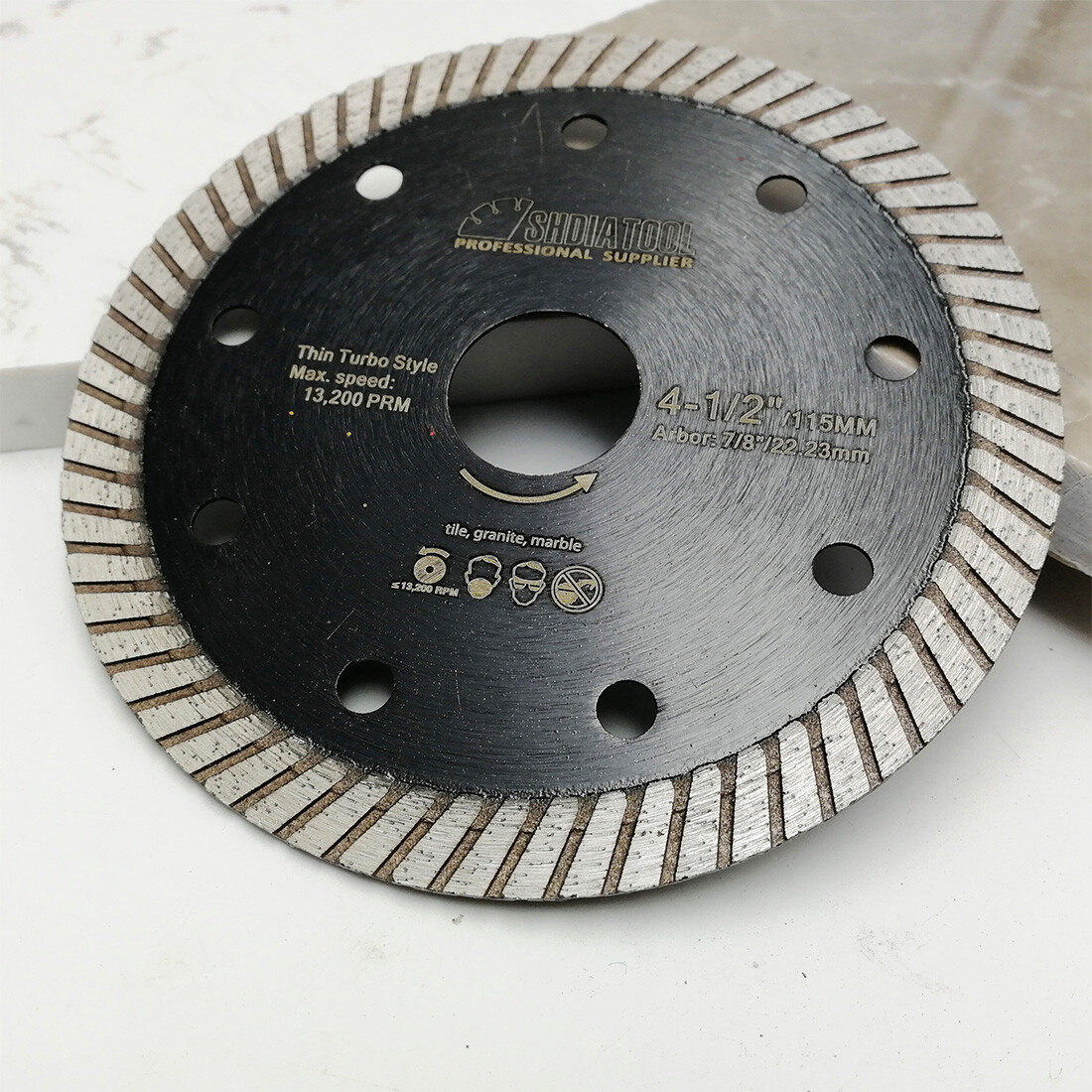 2pcs 4.5'' Diamond Cutting Disc Wheel Circular Saw Blade for Ceramic Tile Marble