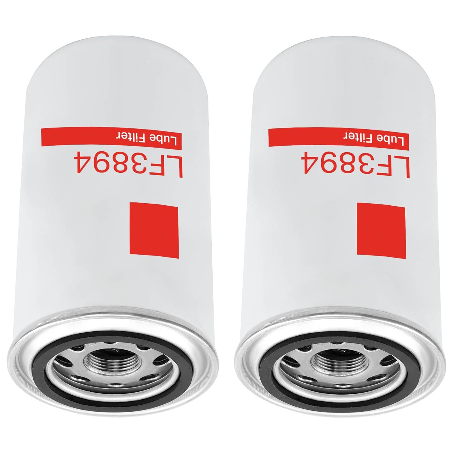 2Pak LF3894 Oil Lube Filters Spin-On For Fleetguard 5.9L Cummins Diesels Engine