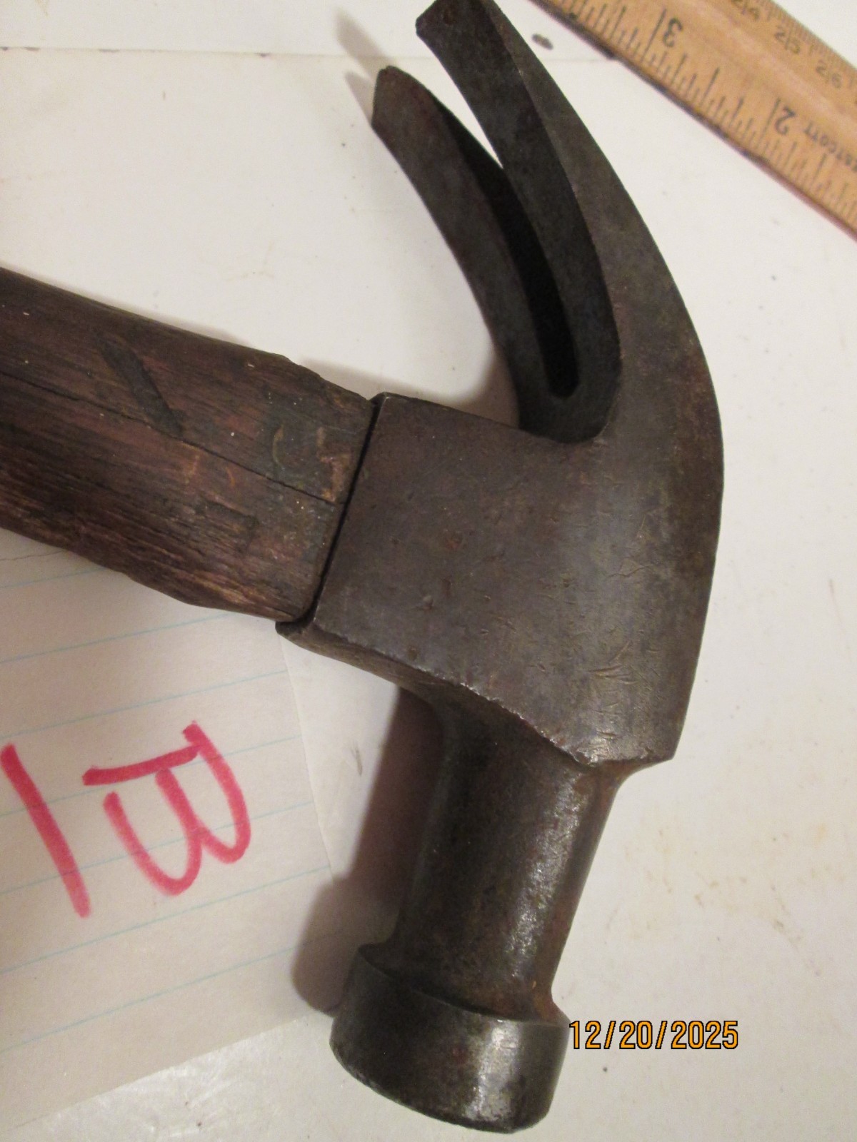 VINTAGE TRUE-TEMPERED CLAW HAMMER