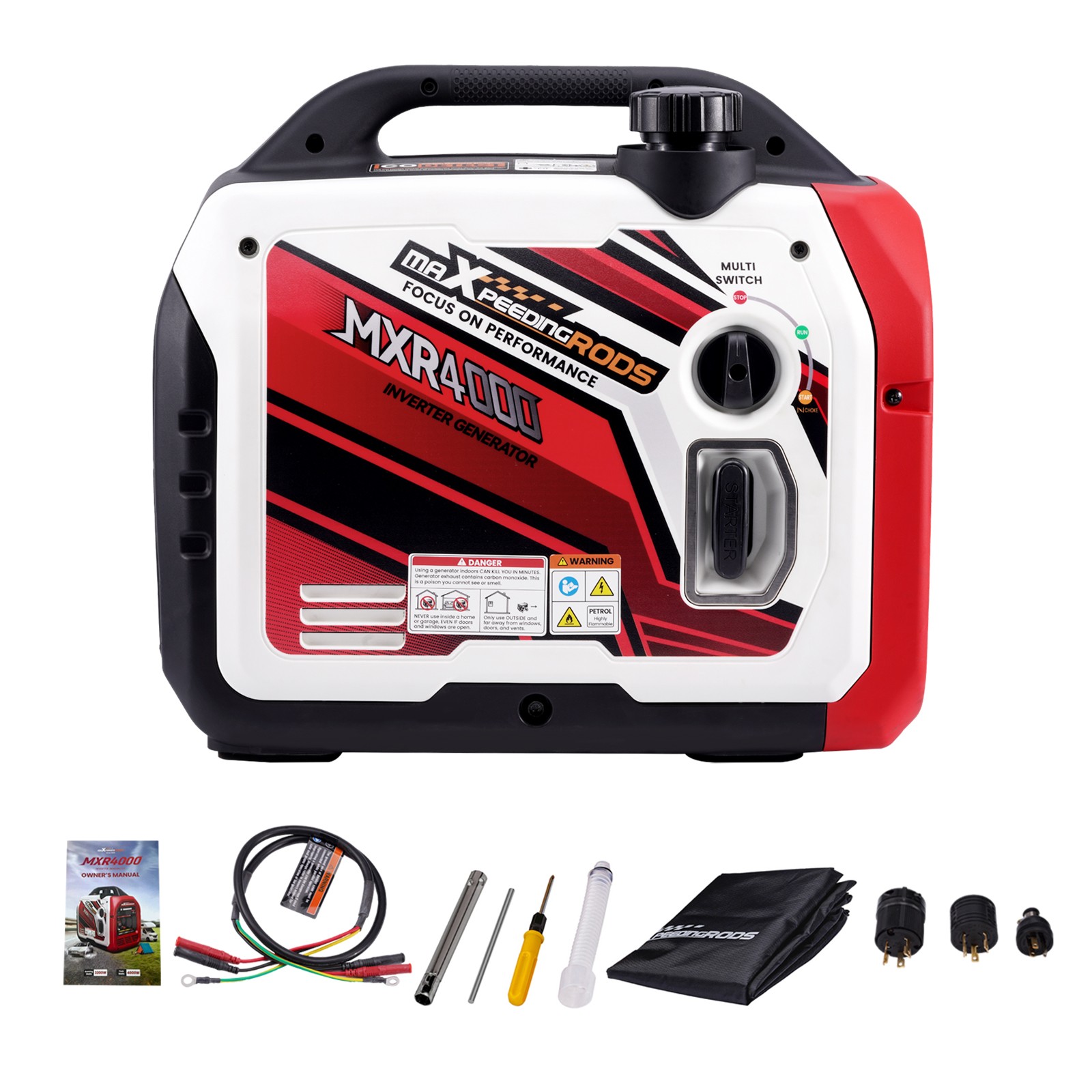 4KW Inverter Generator Portable App Remote Data Monitor for Outdoor Camping