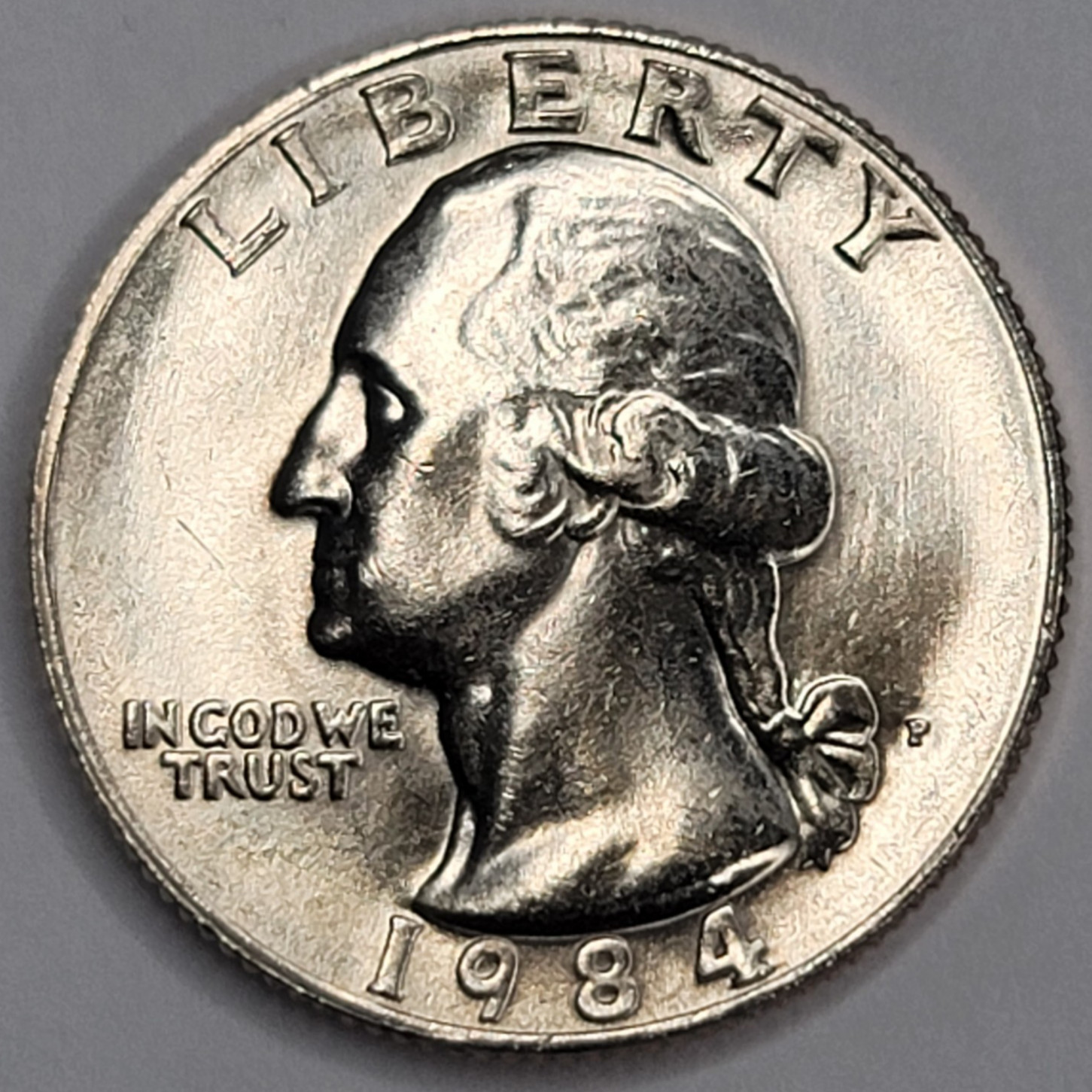 1984 P Washington Quarter Uncirculated from US Mint Set