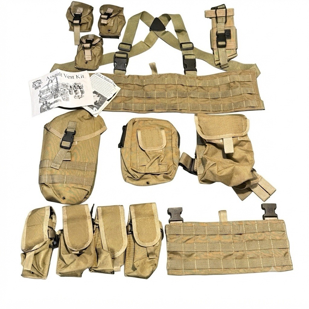Tactical Tailor 1 Piece Modular Assault Vest MAV Kit - Coyote Brown OLDGEN GWOT