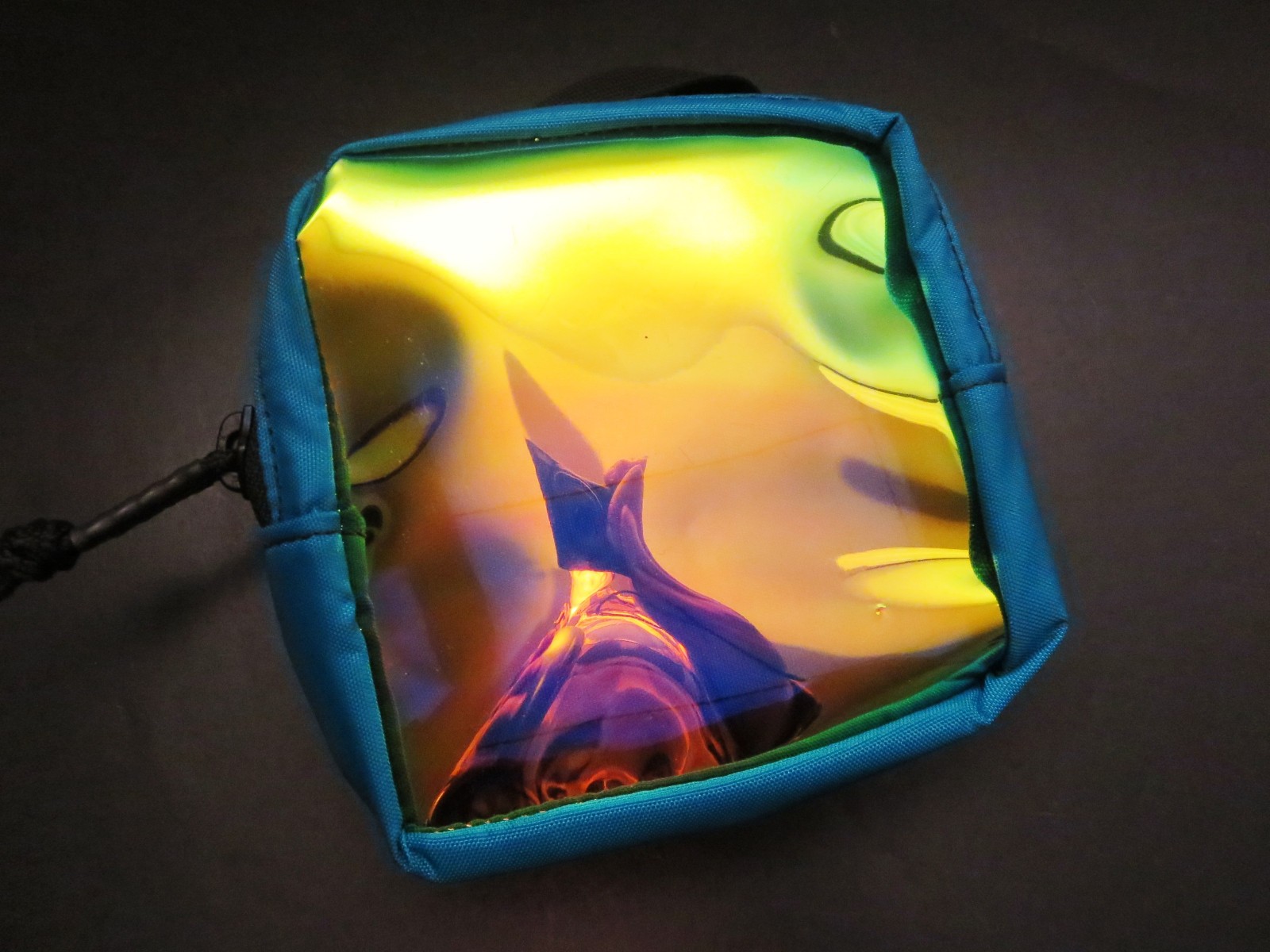 GWA GearWhoresAnonymous Tearaway Go Pouch Turquoise Iridescent Small