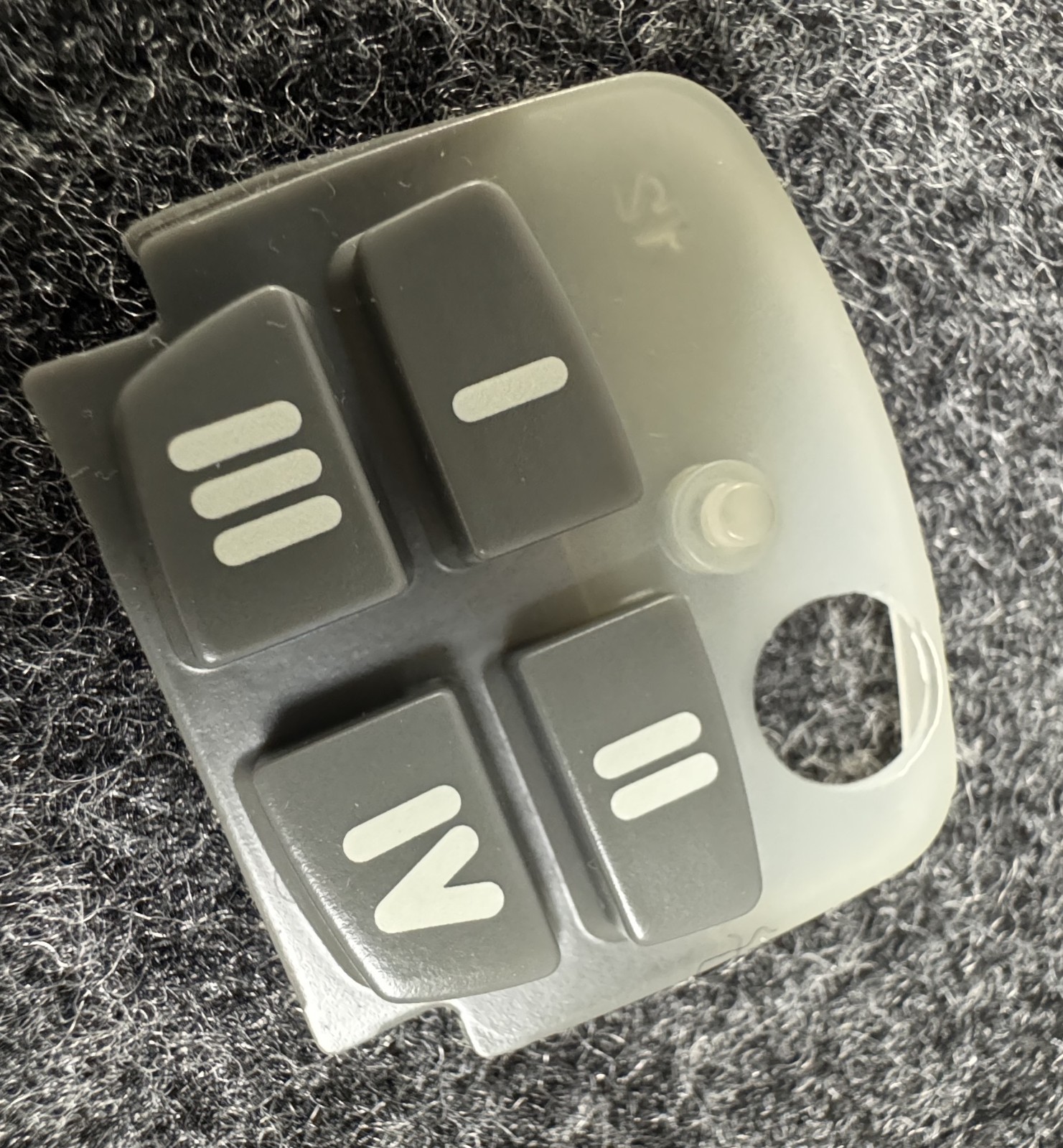 PYTHON EZSDEI475 476P 476T 4 BUTTON REPLACEMENT KEYPAD BUTTONS/ORIGINAL DIRECTED