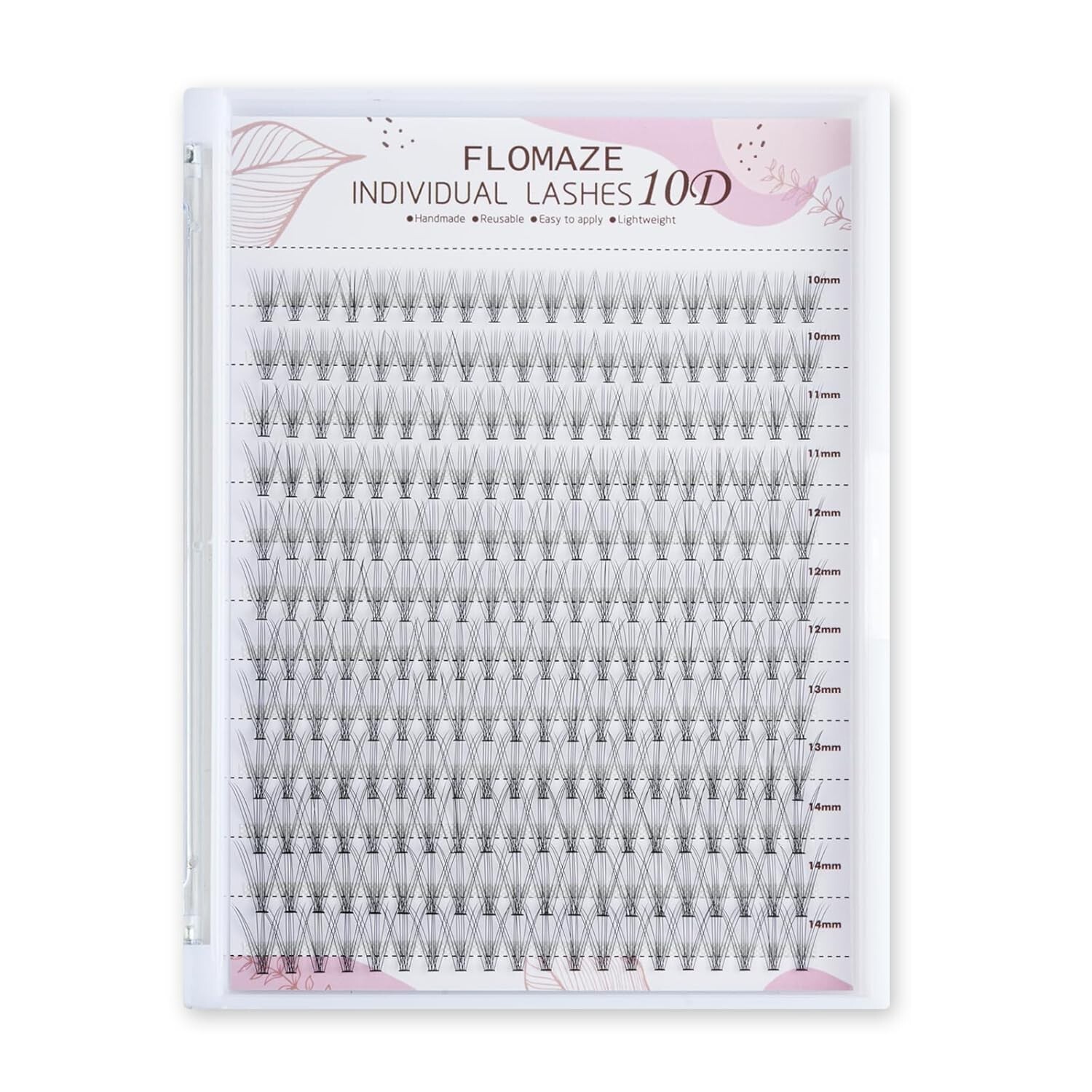 Lash Extension Kit, 240 PCs Lash Clusters Individual Lashes, 10D Cluster Lash
