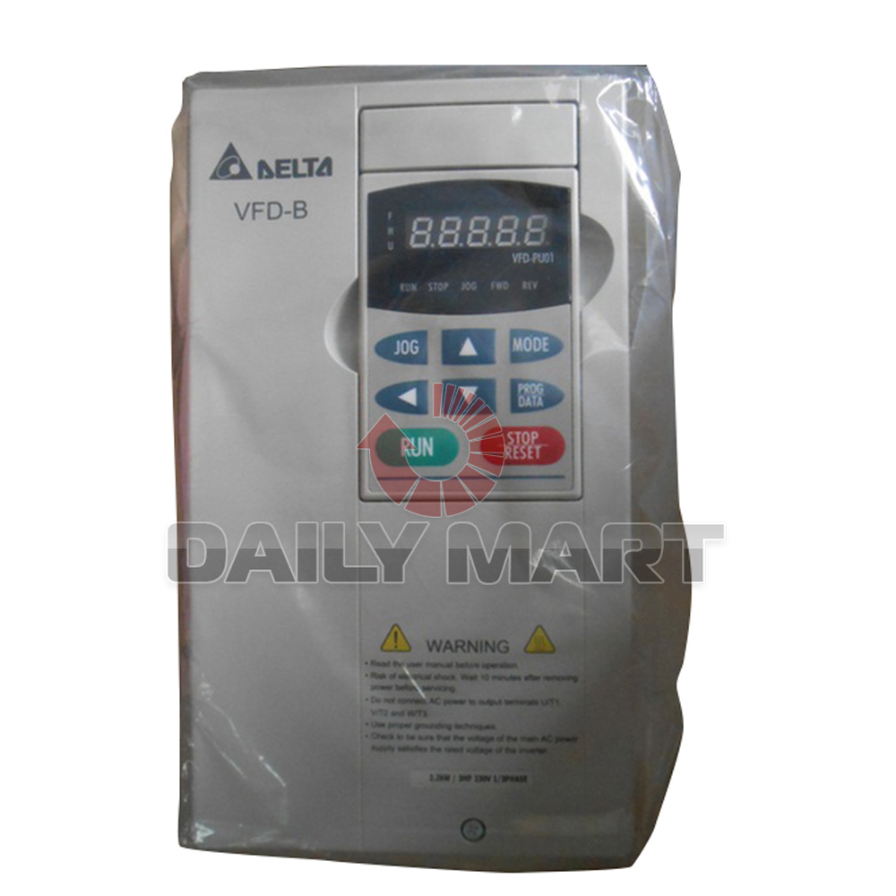 Brand New Delta VFD022B21A AC Motor Drive Inverter 3HP 1 Phase 220V 2200W 2.2KW