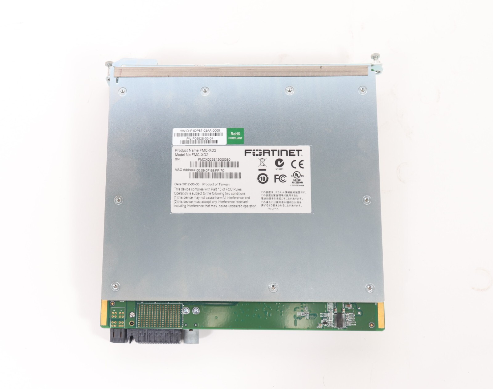 Fortinet FMC-XD2 2-Port SFP+ Security Protection Module