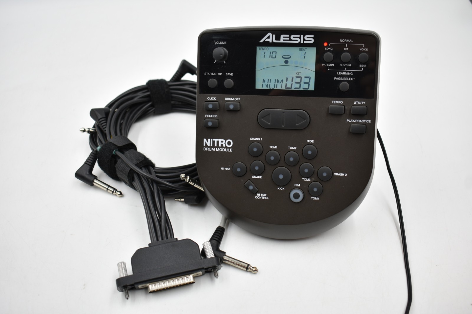 Alesis Nitro DM7X - Brain/Module, PSU, Harness Snake Cable, Tested Working