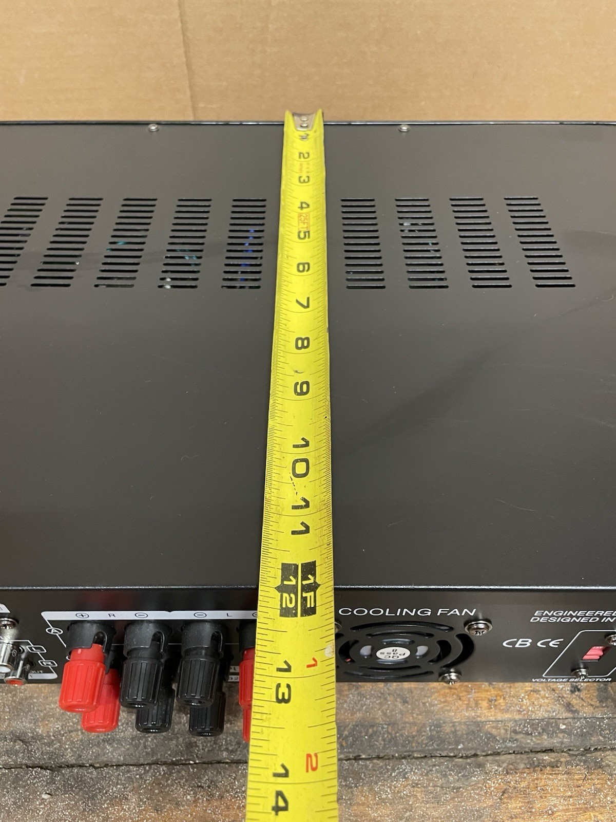 Studio Z SPA-2000BT Hybrid Digital Receiver Amplifier 2000W Tested Works