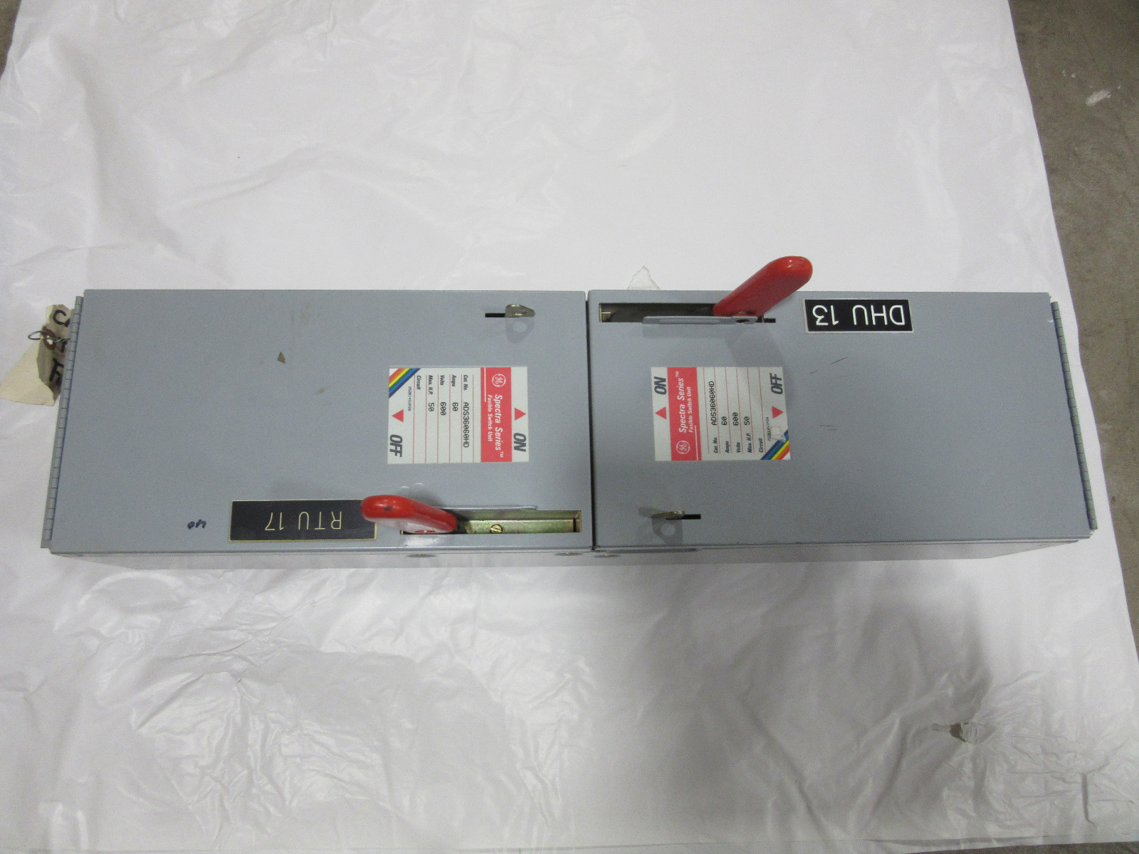 GE ADS36060HD Fusible Switch Unit 3P 60A 600V VGC!!! with Free Shipping