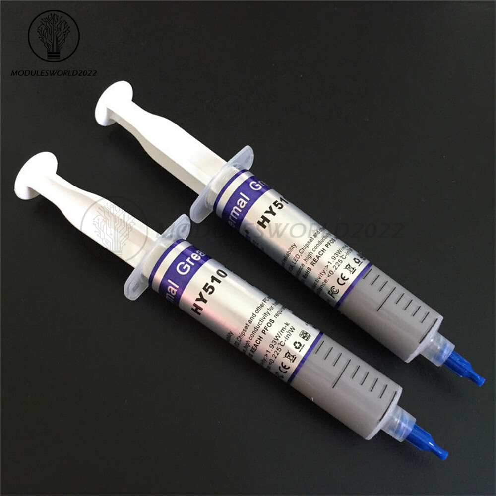 10PCS HY510 30g Grey Thermal Conductive Grease Paste For GPU CPU Chipset Cooling