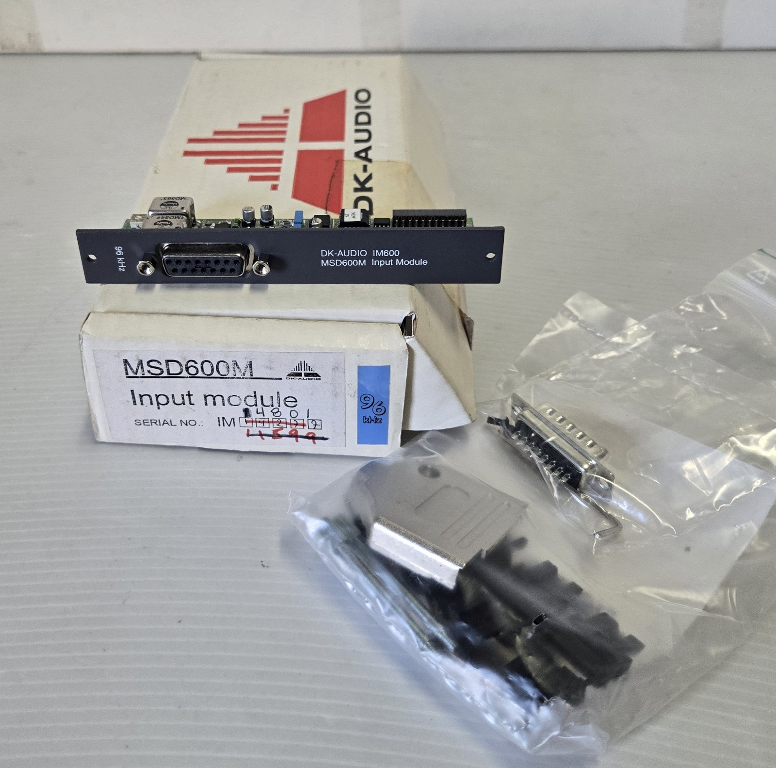 DK-Audio MSD600M IM600 Input Module & Cable Connector