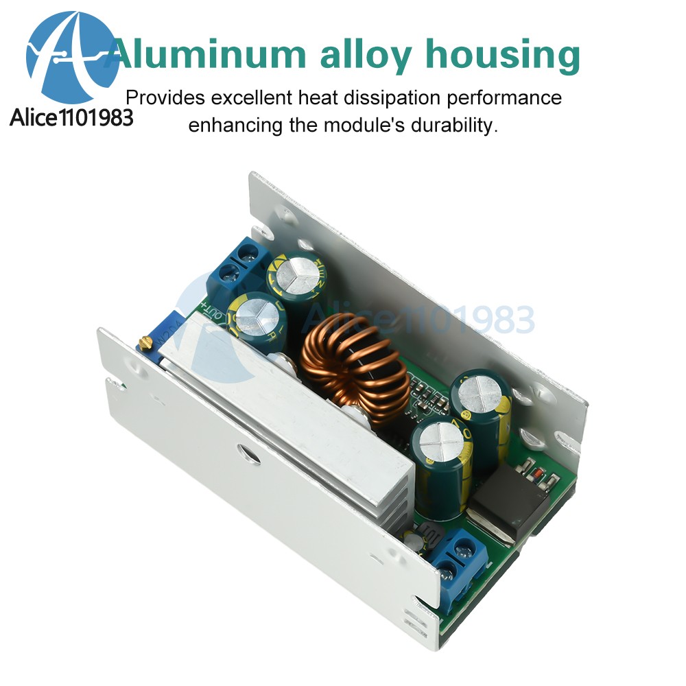 DC-DC 200W 15A Buck Converter 8-55V to 1-35V Adjustable Step down Power Module