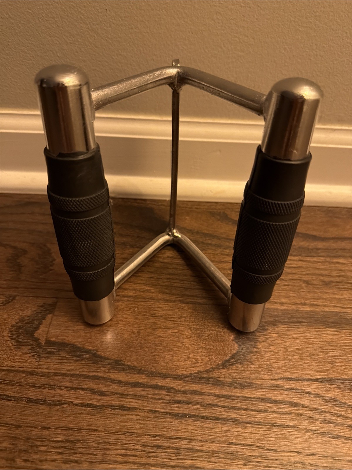 Cable Machine Attachment D Double Handle Attachment Row Good Condition