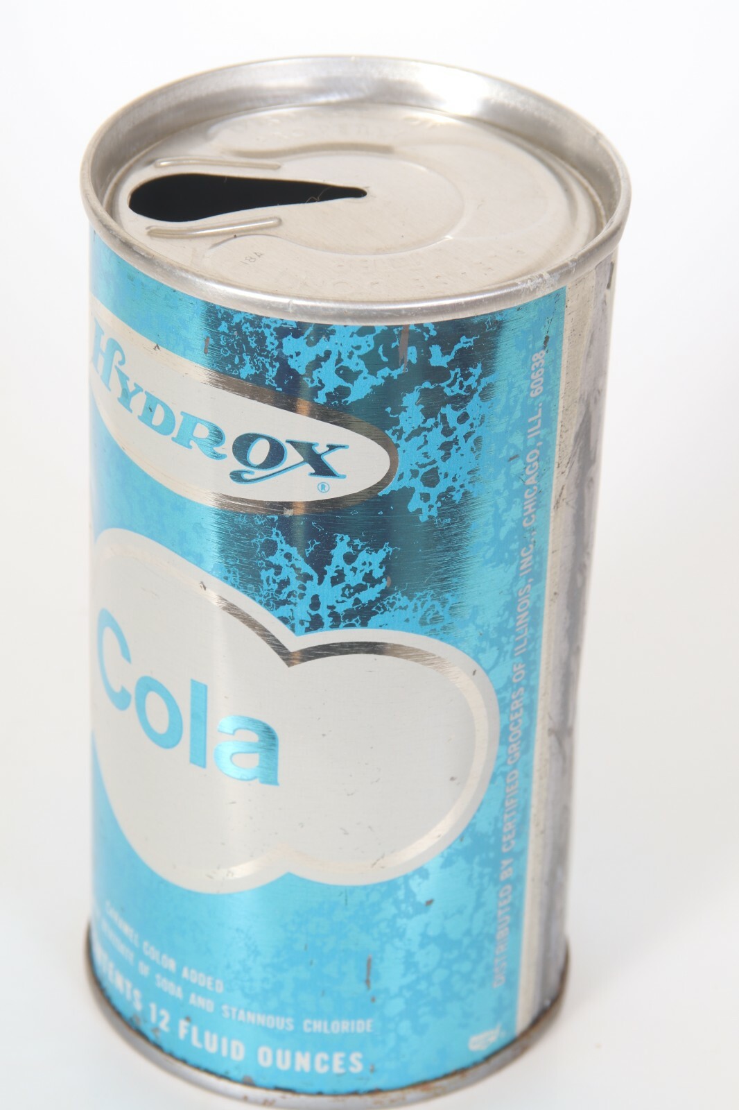 Hydrox Cola soda can