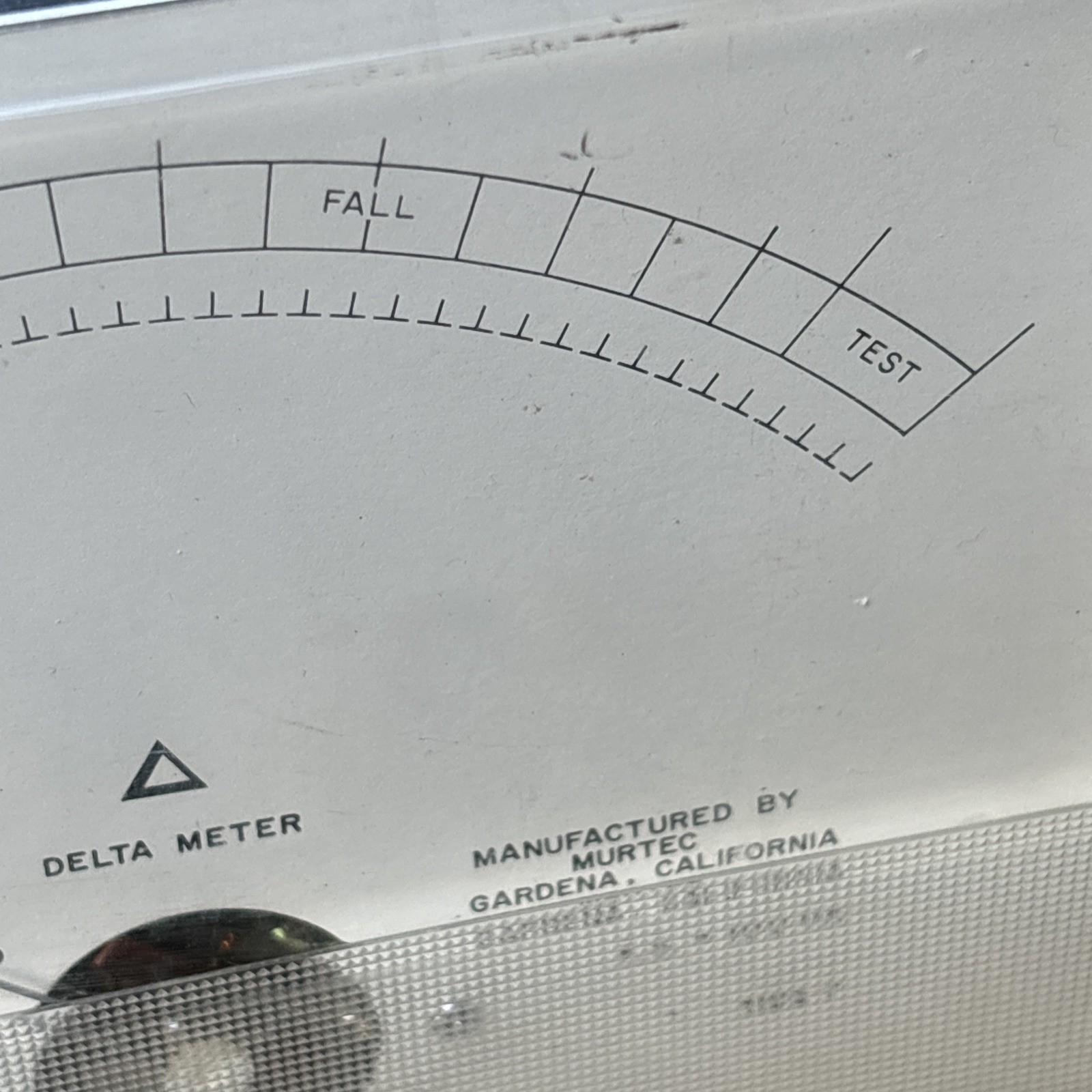 NOS MURTEC Delta Panel Meter Guage 1974
