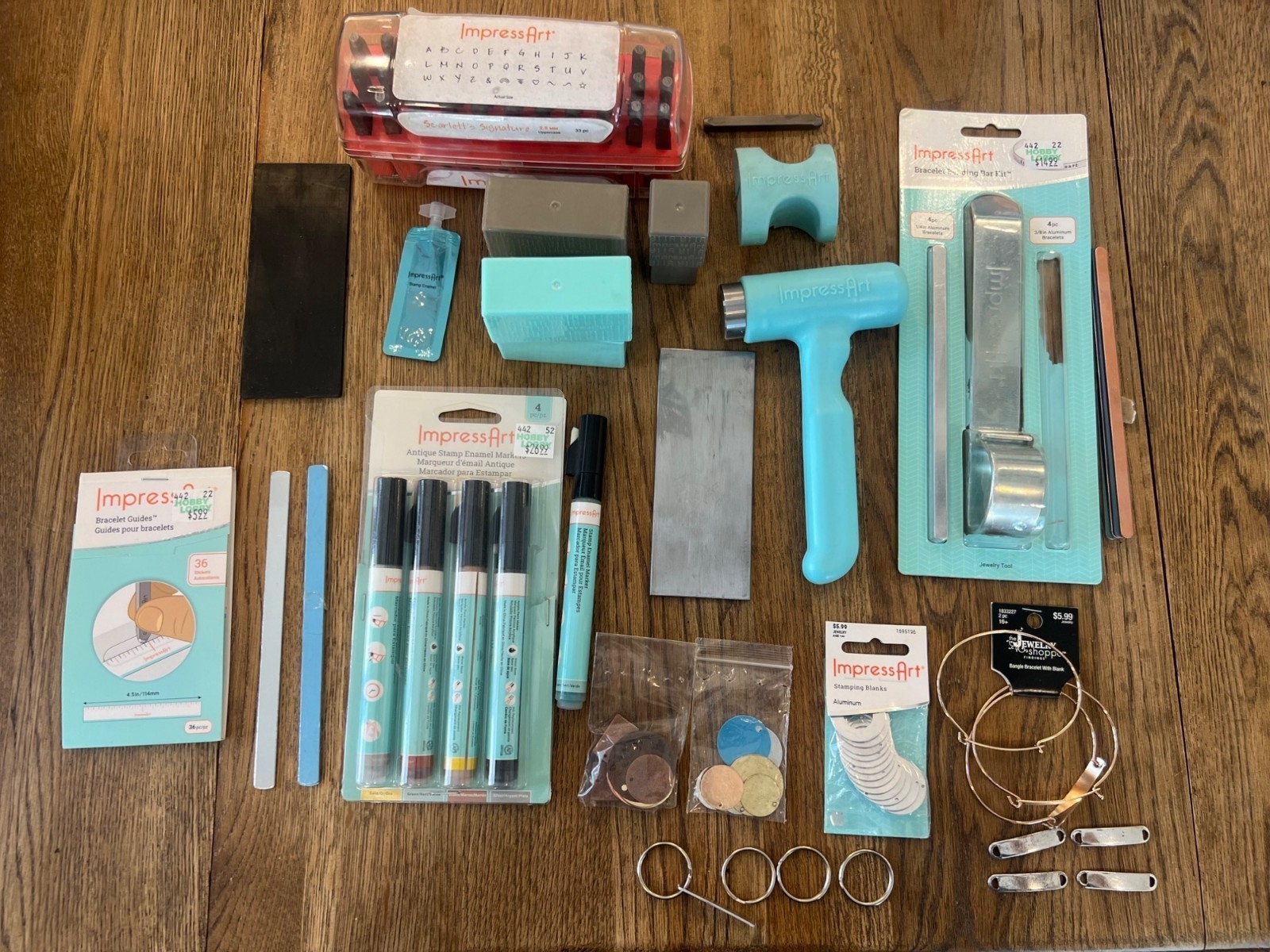 ImpressArt Metal Stamping Tools & Components Kit Jewelry Making Essentials