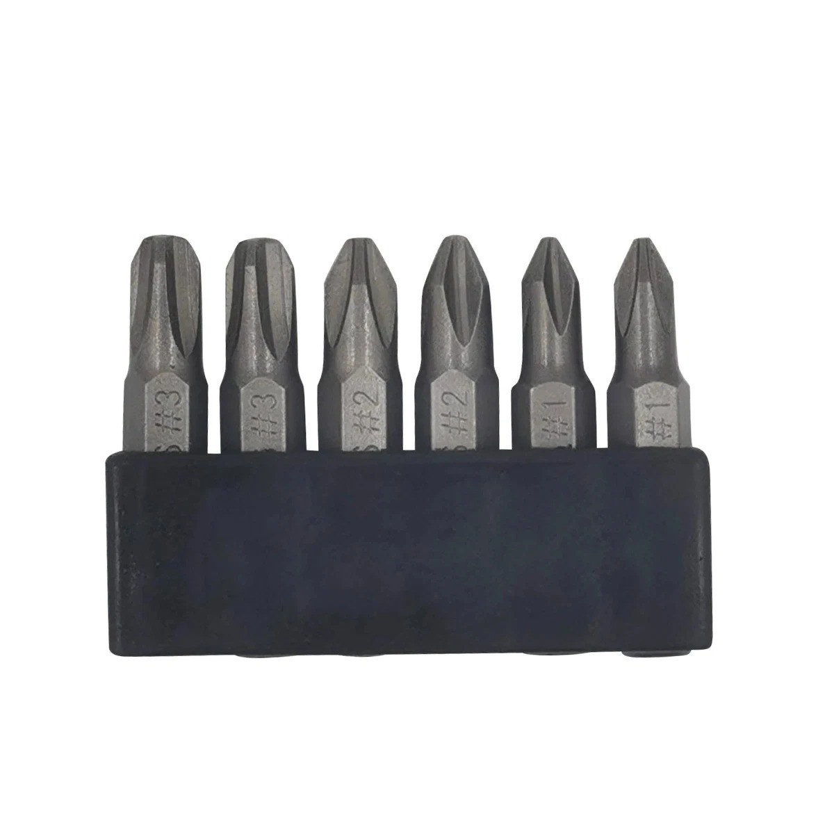6Pcs 35Mm JIS Screwdriver Bit Set with Magnetic Tip, 1/4 Hex Shank, S2 Alloy_Ste
