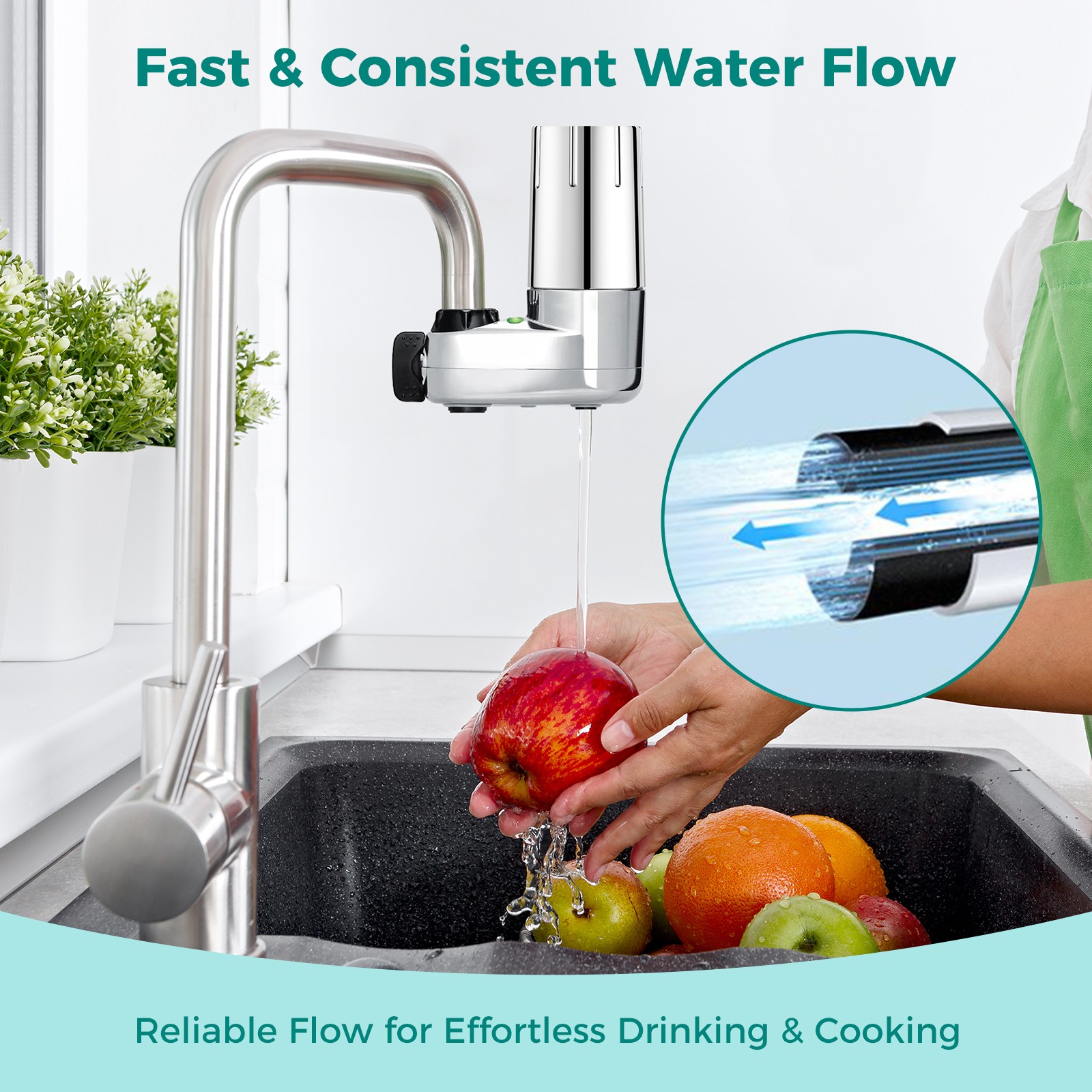 Brita® Faucet Filtration System Faucet Filter Replacement NSF 3-Pack US