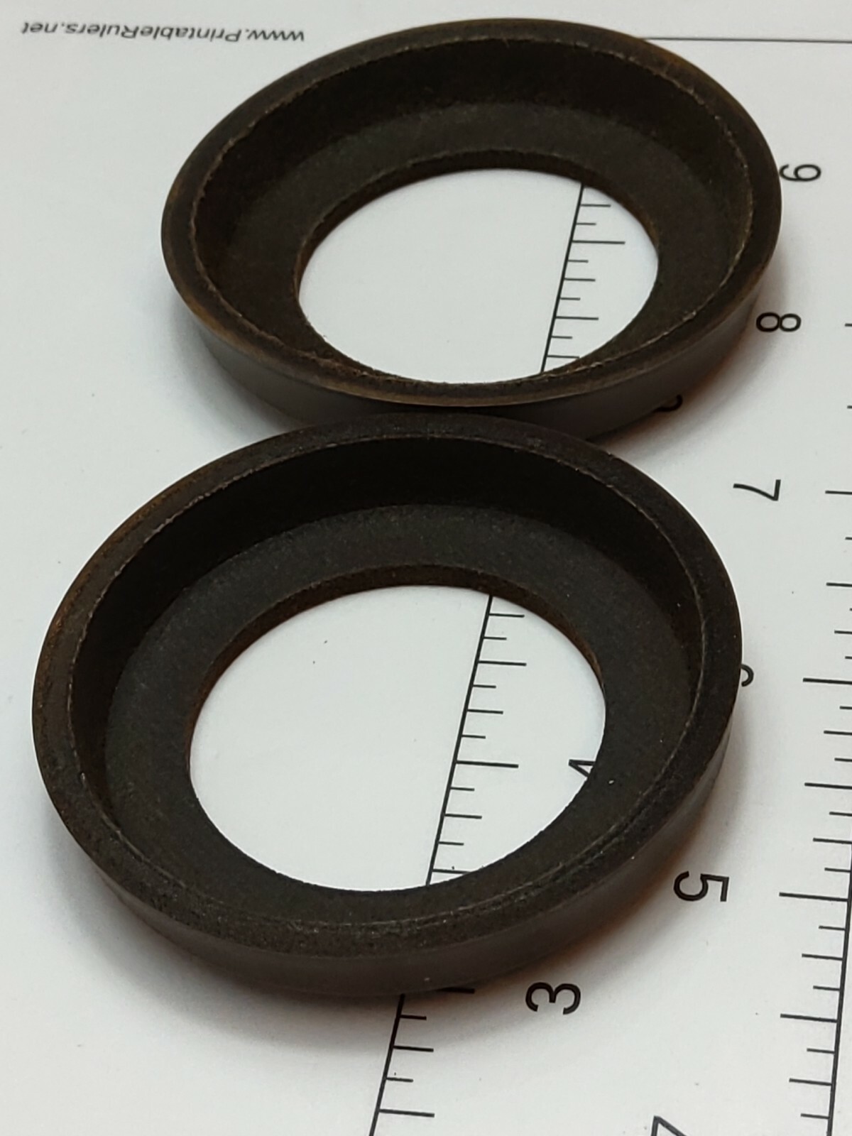 LOT OF 2 Miller Fluid Power 052-PS003-250 Leather Cup Seals (NIB)