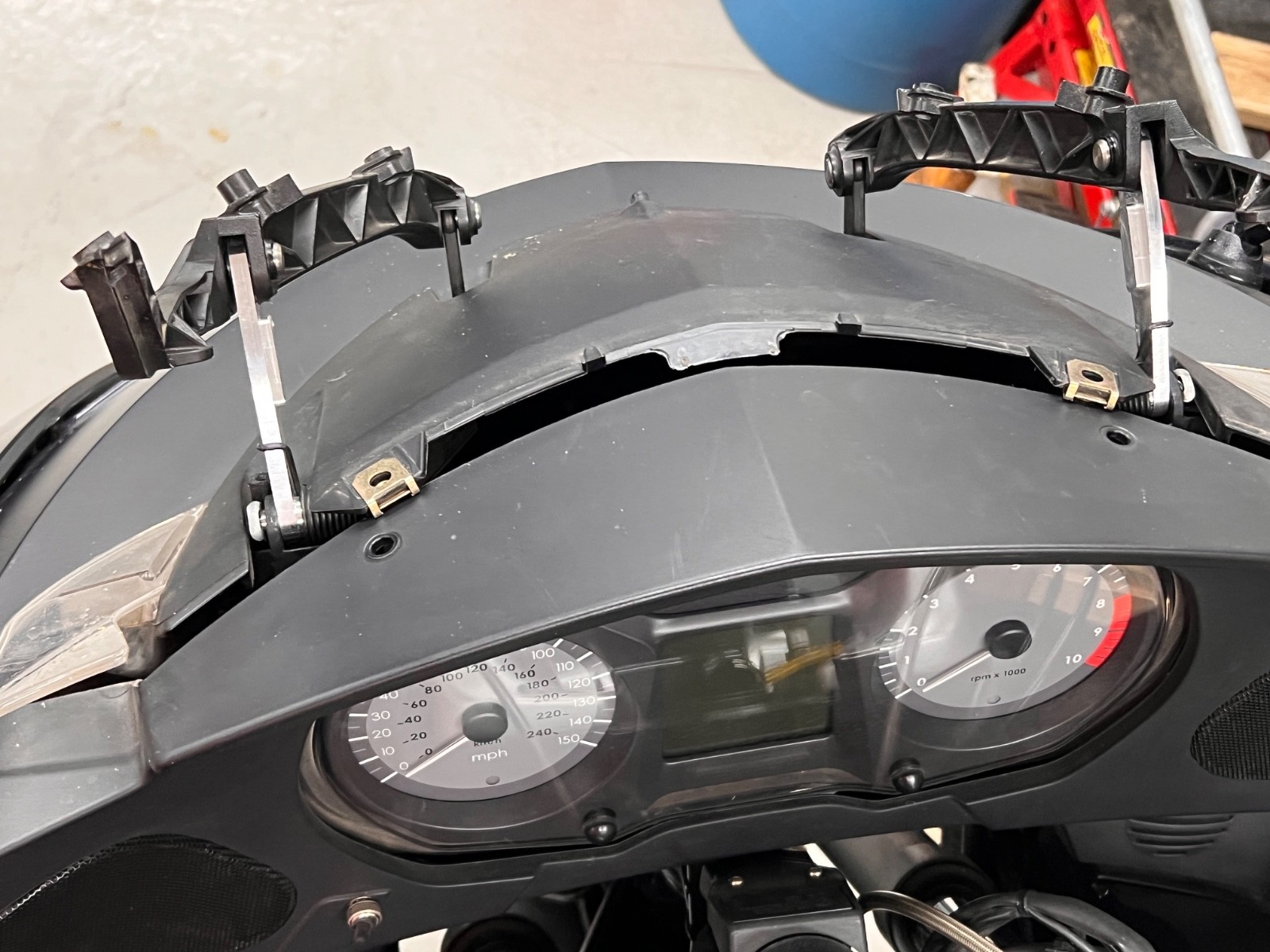 2005-2013 BMW R1200RT Windshield Arms, pair (Right and Left)