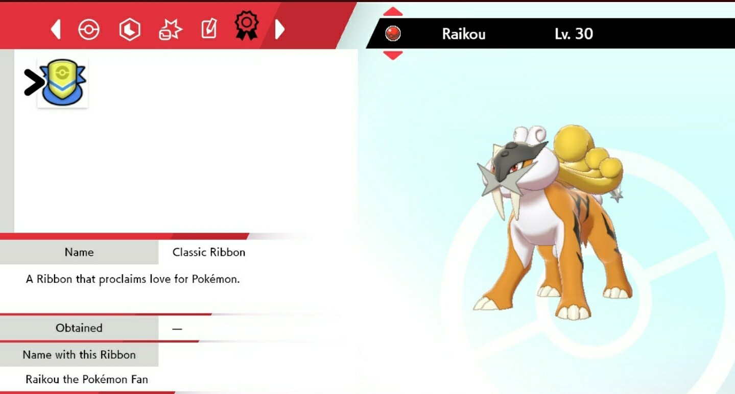 ✨Shiny✨ Event Raikou For Pokémon Sword & Shield