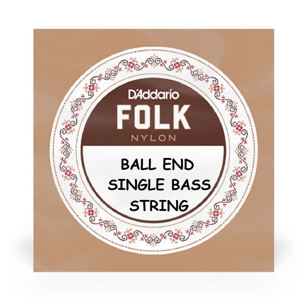 Ball End Nylon BES031W Single 4th String (D)  .031 Silver Wound Classical Guitar