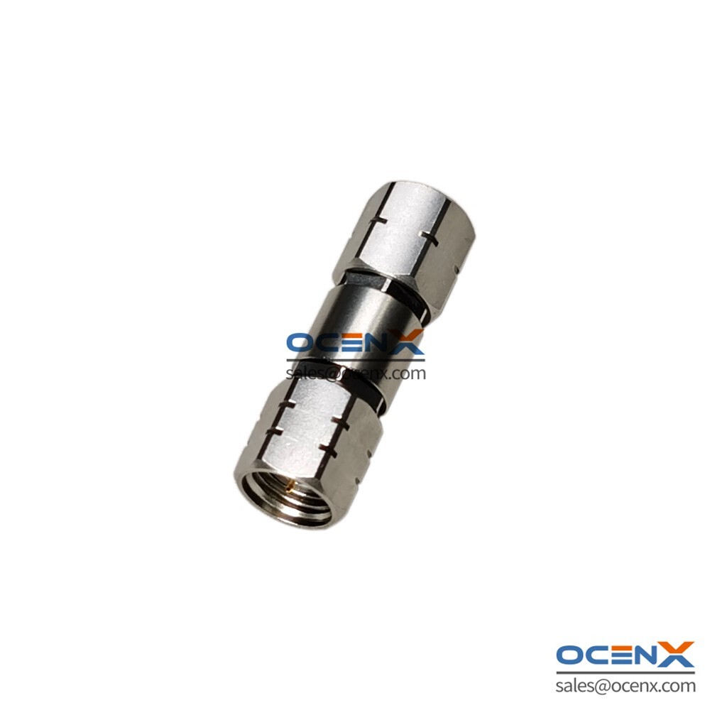 1.85mm Male to 2.4mm Male Stainless Steel Coaxial Adapter 50GHz 1.85-2.4